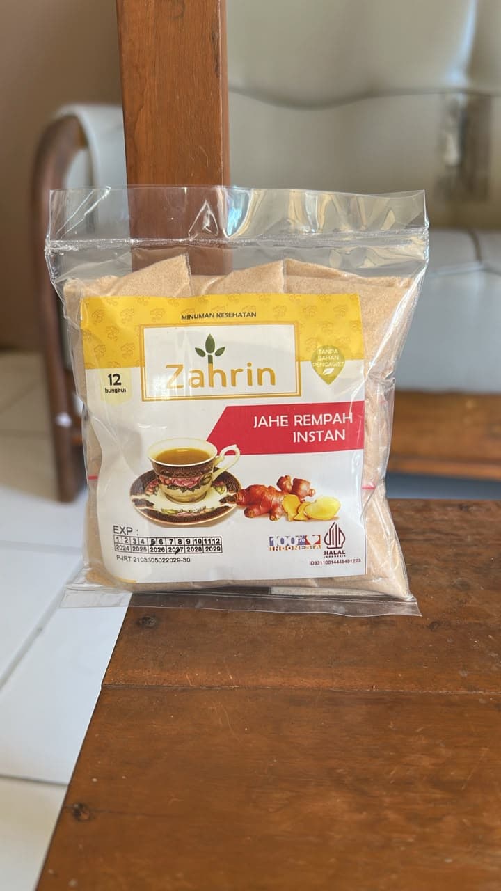 Zahrin Jahe Rempah Instan
