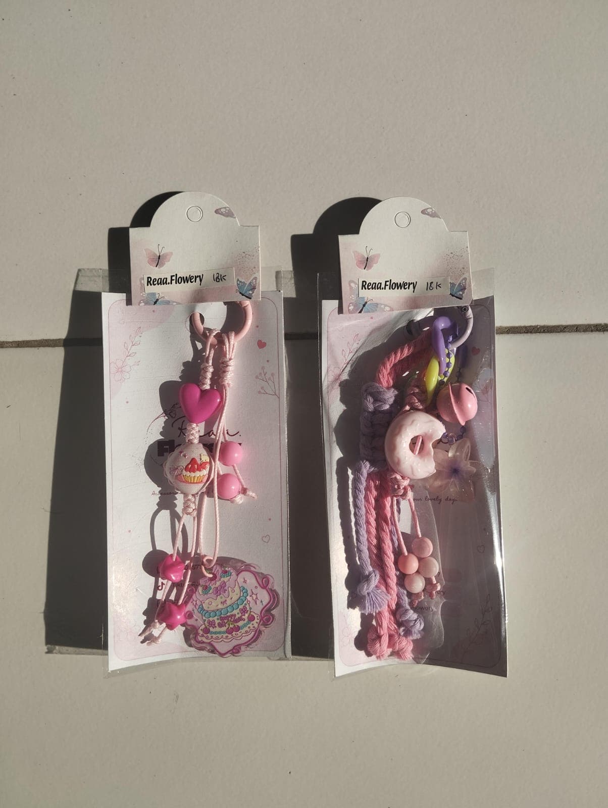 Bag Charm Reaa Flowery