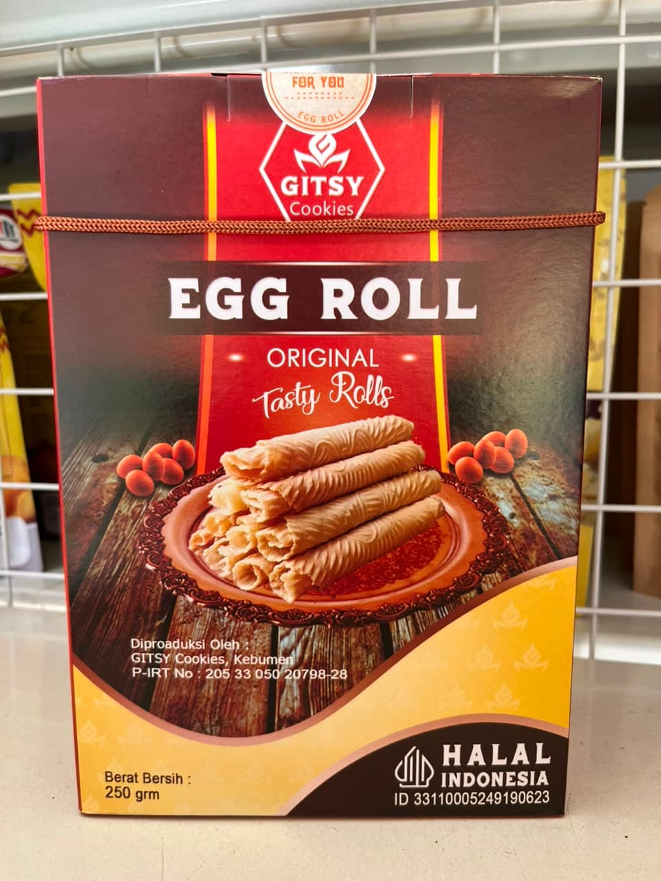 Gitsy Cookies Egg Roll