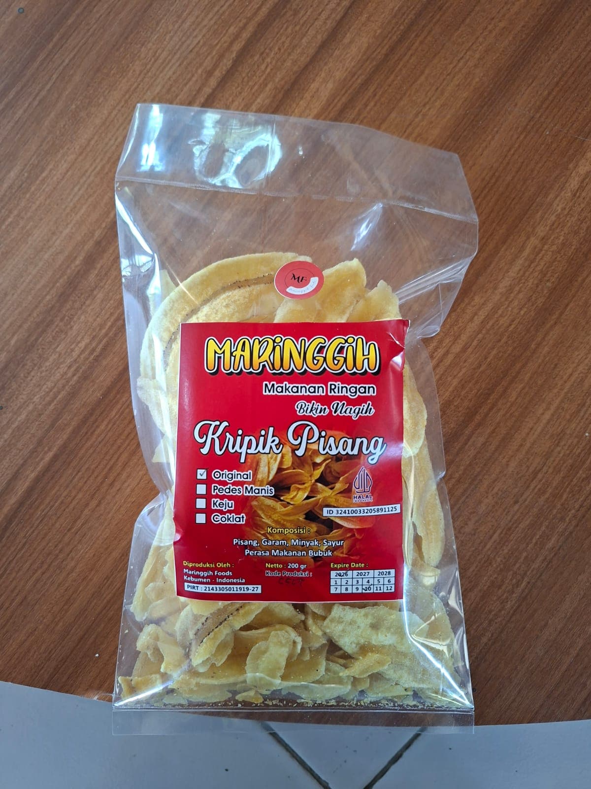 Maringgih Food Keripik Pisang